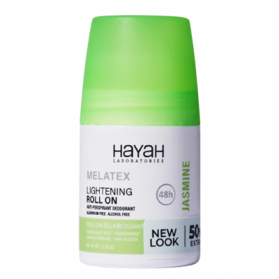 HAYAH LABORATORIES MELATEX LIGHTENING ROLL ON JASMINE 48 PROTECTION 60 ML